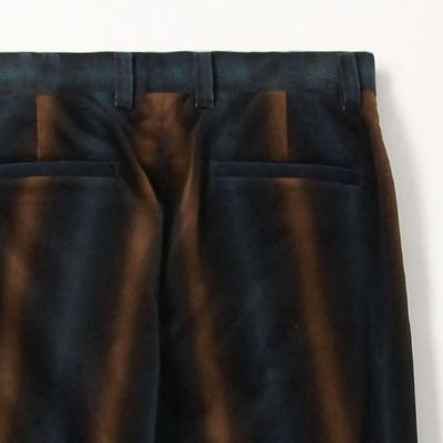 ＣＡＢａＮ　ベロア　グラデーションストライプ１タックパンツ