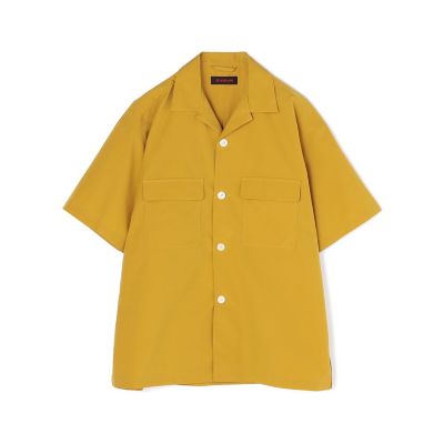 CABaN コットンシャンブレー ダブルポケット半袖シャツ