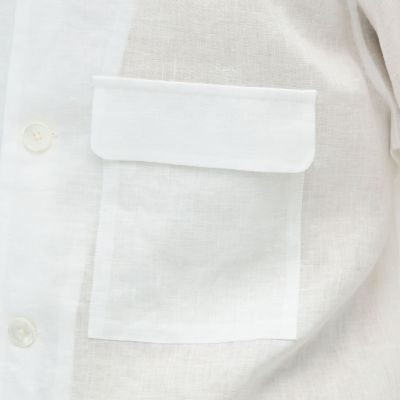 GABAN - CABaN キャバン♡リネン ハイカラーフレンチスリーブシャツ caban（キャバン）の「CABaN リネン ハイカラーフレンチスリーブ