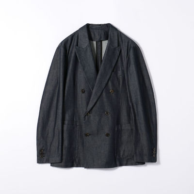 ＣＡＢａＮ コットンデニム ダブルブレストジャケット | ファッション 