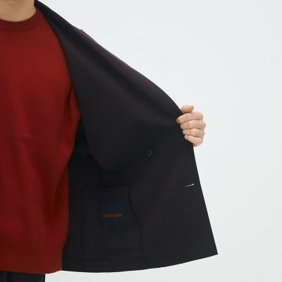 CABaN ライトウールギャバジン ダブルブレストジャケット | CABaN