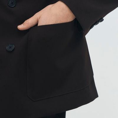 CABaN ライトウールギャバジン ダブルブレストジャケット | CABaN