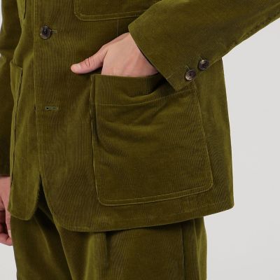 ＣＡＢａＮ　コットンコーデュロイ　４パッチワークジャケット