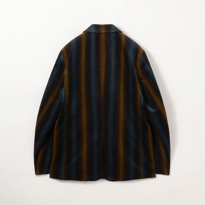 ＣＡＢａＮ　ベロア　グラデーションストライプ　テーラードジャケット