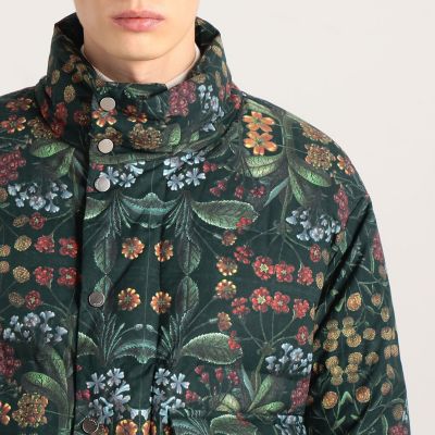 ＣＡＢａＮ　コットン　ＰＡＬＥＲＭＯプリントダウンブルゾン
