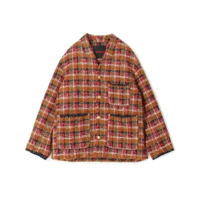 ＣＡＢａＮ　ループツイード　ノーカラージャケット