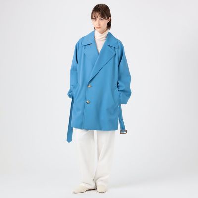 CABaN ウールギャバジン ショートトレンチコート | CABaN