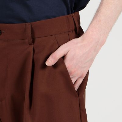 ＣＡＢａＮ　ウォッシャブルウール　ワンタックショートパンツ