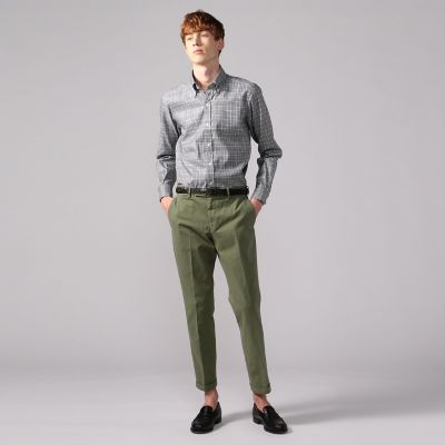 ＜TOMORROWLAND (Men)＞１２０／２コットンツイル　ワイドカラー　ドレスシャツ　ＮＥＷ　ＷＩＤＥ－５