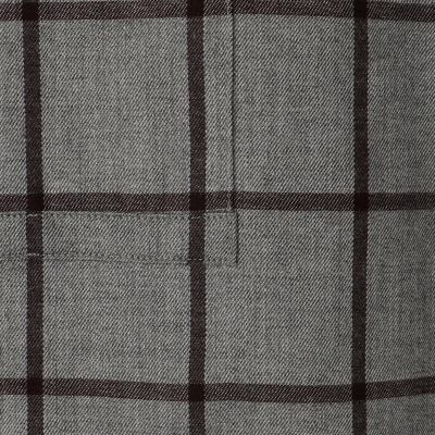 コットンヤク　ロングバンドカラーデザインシャツ