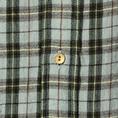 レーヨンコットンウール　チェックシャツ