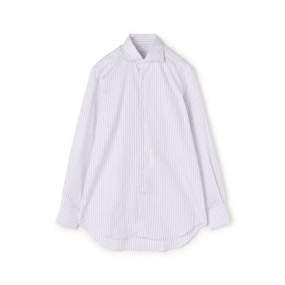 ＜TOMORROWLAND (Men)＞１００／２スーピマコットンドビーストライプ　ワイドカラーシャツ