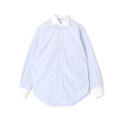 Alexander Wang コットンポプリン ドレス シャツ コットンポプリン ワイドスプレッドカラードレスシャツ