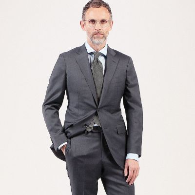 １２０／２　フレンチツイル　ワイドスプレッドカラーシャツ