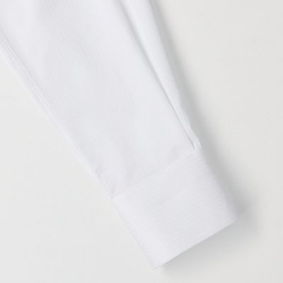 １２０／２　コットンヘリンボーン　ワイドスプレッドカラーシャツ