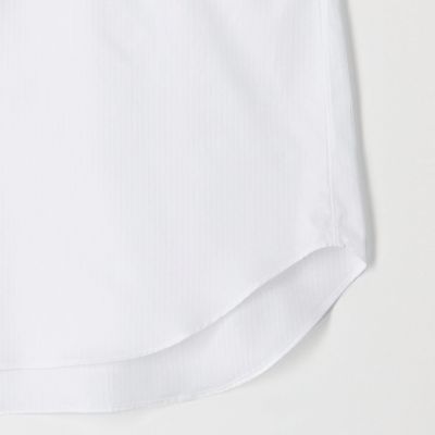 １２０／２　コットンヘリンボーン　ワイドスプレッドカラーシャツ