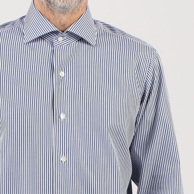 １００／２スーピマコットン　ワイドスプレッドカラードレスシャツ