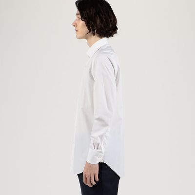 １２０／２スーピマコットンブロード　ワイドスプレッドカラーシャツ
