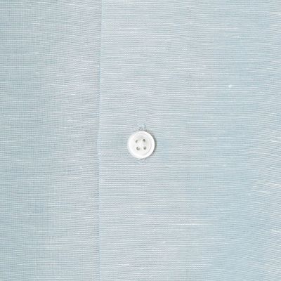 リネンコットン　ボタンダウンシャツ