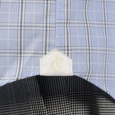 １２０／２コットンブロード　ワイドスプレッドカラーシャツ