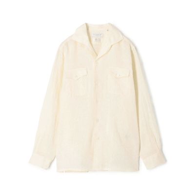 【美品】 ボールジィ オープンカラーシャツ ダブル リネンシャツジャケット BPF01_61_61014201001_6701?$