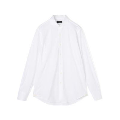 TOMORROWLAND (Men)/トゥモローランド 160/2コットンカノコ カッタウェイカラーシャツ