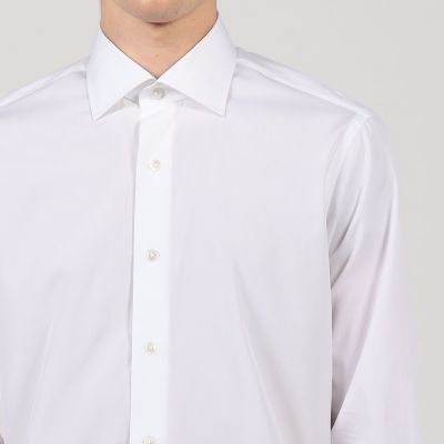 １４０／２コットンブロード　ワイドスプレッドカラー　ドレスシャツ
