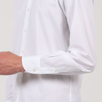 １４０／２コットンブロード　ワイドスプレッドカラー　ドレスシャツ