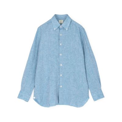 TOMORROWLAND (Men)/トゥモローランド 【別注】LUIGI BORRELLI GABLE リネン ボタンダウンシャツ