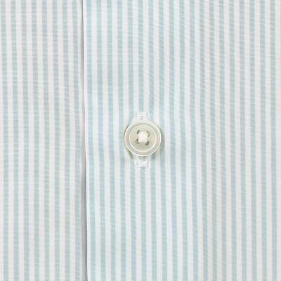 １２０／２コットン　キャンディストライプ　　レギュラーカラー　ドレスシャツ