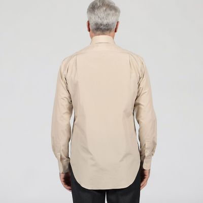 120／2コットン タブカラー ロングスリーブドレスシャツ ALMO