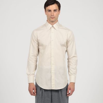 120／2スーピマコットンブロード レギュラーカラー ドレスシャツ