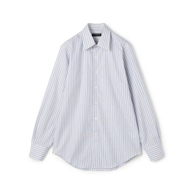 ＜TOMORROWLAND (Men)＞１２０／２スーピマコットンブロード　マルチストライプ　レギュラーカラー　ドレスシャツ