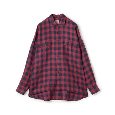 ＜TOMORROWLAND (Men)＞【別注】ＧＵＹ　ＲＯＶＥＲ　リネンチェック　オーバーシャツ