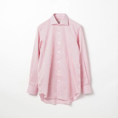 １２０／２コットンピケ　ワイドカラー　ドレスシャツ　ＮＥＷ　ＷＩＤＥ－５