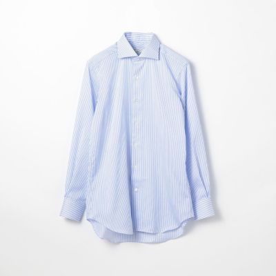 １２０／２コットンピケ　ワイドカラー　ドレスシャツ　ＮＥＷ　ＷＩＤＥ－５