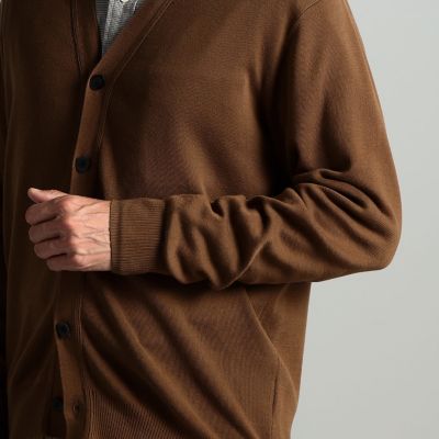シーアイランドコットン　Ｖネックカーディガン