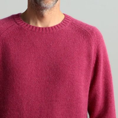 カシミヤ×スーパーキッドモヘア クルーネックニット | TOMORROWLAND