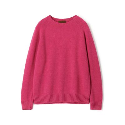 カシミヤ×スーパーキッドモヘア クルーネックニット | TOMORROWLAND