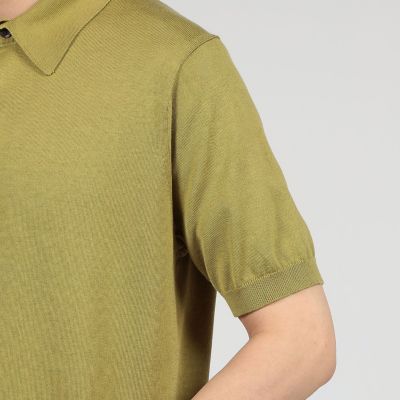 シルクコットン ニットポロシャツ | TOMORROWLAND (Men