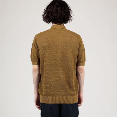 リネンコットン ニットポロシャツ | TOMORROWLAND (Men