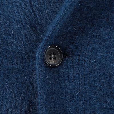 フォックスカシミヤ　ショールカラーカーディガン