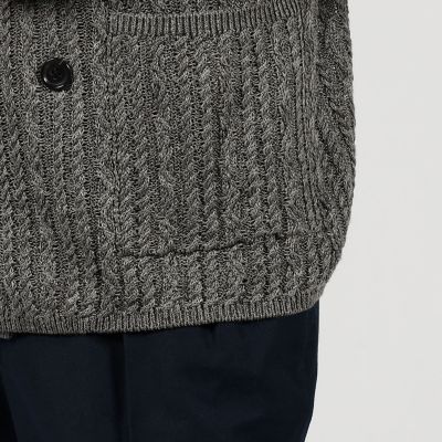 プレミアムリネン ケーブルニットジャケット | TOMORROWLAND (Men