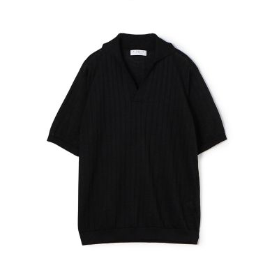 ラミー　ハーフスリーブ　プルオーバーニット