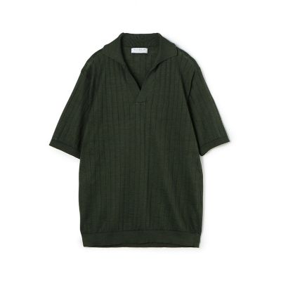 ラミー　ハーフスリーブ　プルオーバーニット