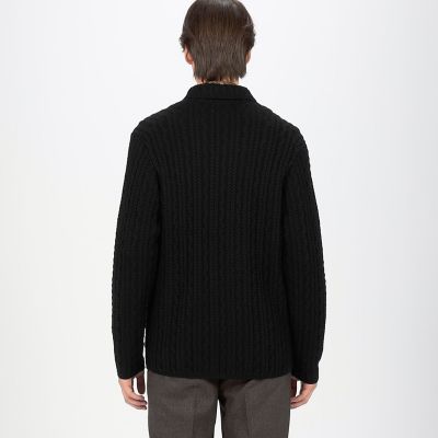 ウールケーブルニット ダブルブレスト4Bジャケット | TOMORROWLAND