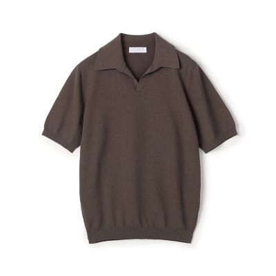 25ss BAFY スキッパーメッシュニットポロ　コットンリネン　クラシコ メッシュニット5分袖スキッパーポロシャツ 通販【ニッセン】