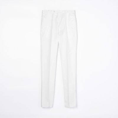 コットン　スリムスラックス　ＬＡＲＵＳＭＩＡＮＩ　ＷＩＮＤ　ＩＳＬＥ　ＣＯＴＴＯＮ