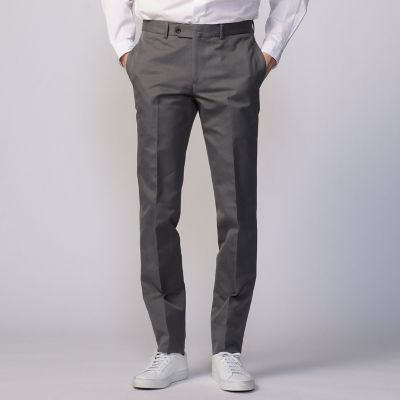 コットン　スリムスラックス　ＬＡＲＵＳＭＩＡＮＩ　ＷＩＮＤ　ＩＳＬＥ　ＣＯＴＴＯＮ