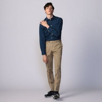 ＜TOMORROWLAND (Men)＞コットン　スリムスラックス　ＬＡＲＵＳＭＩＡＮＩ　ＷＩＮＤ　ＩＳＬＥ　ＣＯＴＴＯＮ